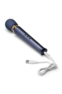 Thumbnail for Le Wand - Petite Rechargeable Vibrating Massage Wand - Navy - Stag Shop