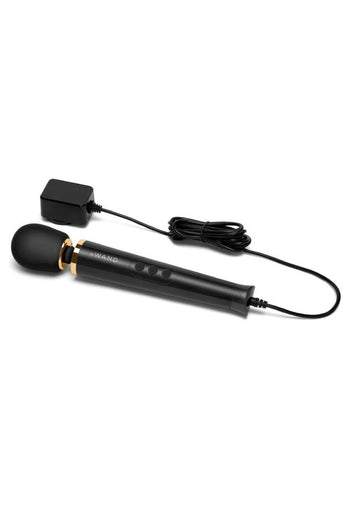 Le Wand - Plug-In Petite Vibrating Massager - Black - Stag Shop