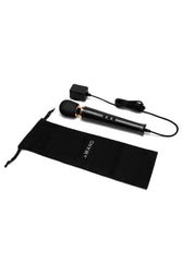 Le Wand - Plug-In Petite Vibrating Massager - Black - Stag Shop