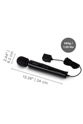 Le Wand - Plug-In Vibrating Massager - Black - Stag Shop