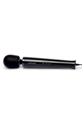 Le Wand - Plug-In Vibrating Massager - Black - Stag Shop
