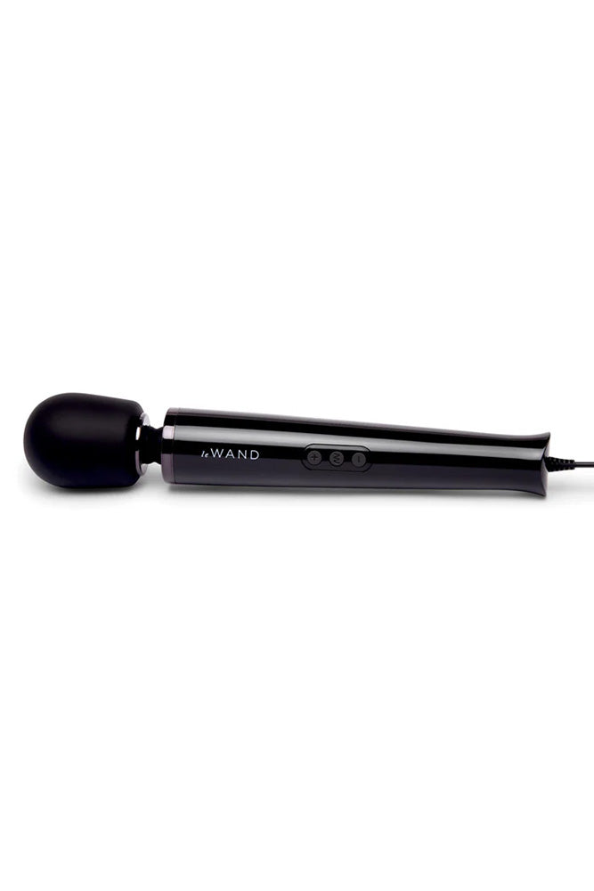 Le Wand - Plug-In Vibrating Massager - Black - Stag Shop