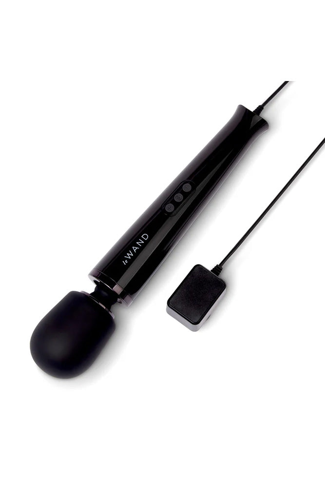 Le Wand - Plug-In Vibrating Massager - Black - Stag Shop
