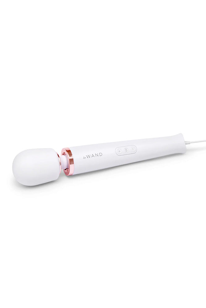 Le Wand - Plug-In Vibrating Massager - White - Stag Shop