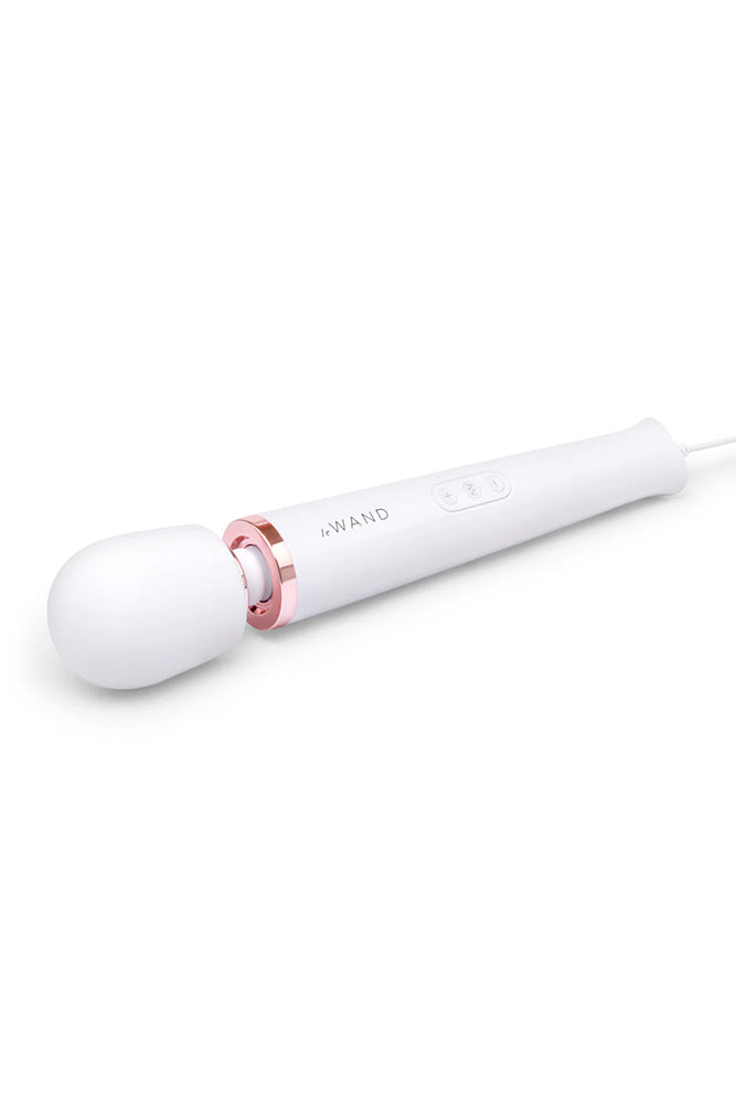 Le Wand - Plug-In Vibrating Massager - White - Stag Shop