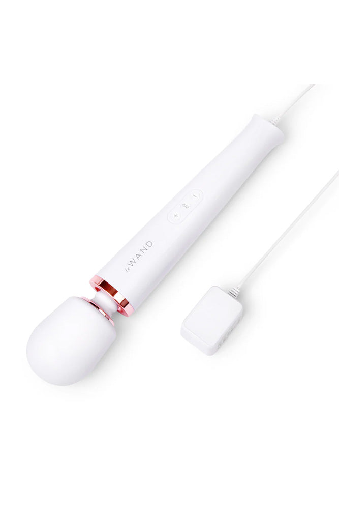 Le Wand - Plug-In Vibrating Massager - White - Stag Shop