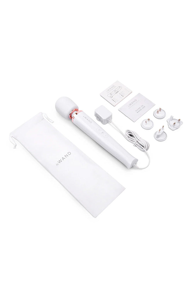 Le Wand - Plug-In Vibrating Massager - White - Stag Shop