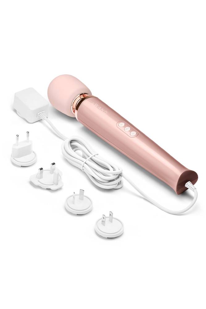 Le Wand - Plug-In Vibrating Massager - Rose Gold - Stag Shop