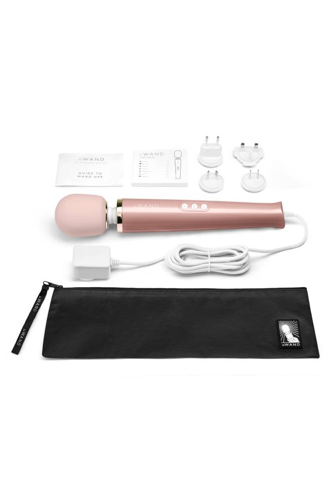 Le Wand - Plug-In Vibrating Massager - Rose Gold - Stag Shop