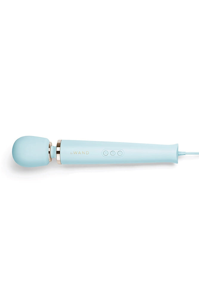 Le Wand - Plug-In Vibrating Massager - Sky Blue - Stag Shop