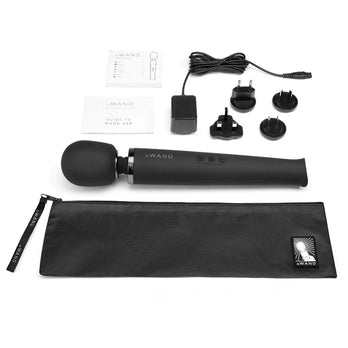 Le Wand - Rechargeable Vibrating Massager - Matte Black - Stag Shop