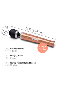 Thumbnail for Le Wand - Die Cast Rechargeable Vibrating Massager - Rose Gold - Stag Shop