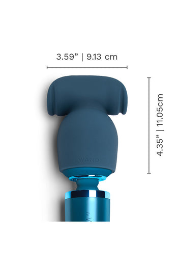 Le Wand - Stroke Penis Play Silicone Wand Attachment - Blue - Stag Shop