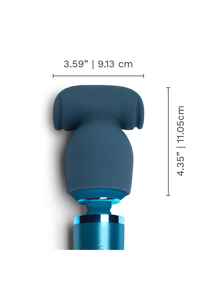 Le Wand - Stroke Penis Play Silicone Wand Attachment - Blue - Stag Shop