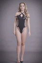 Shots Toys - Le Désir - SHA002 - Leda Teddy - Black - OS - Stag Shop