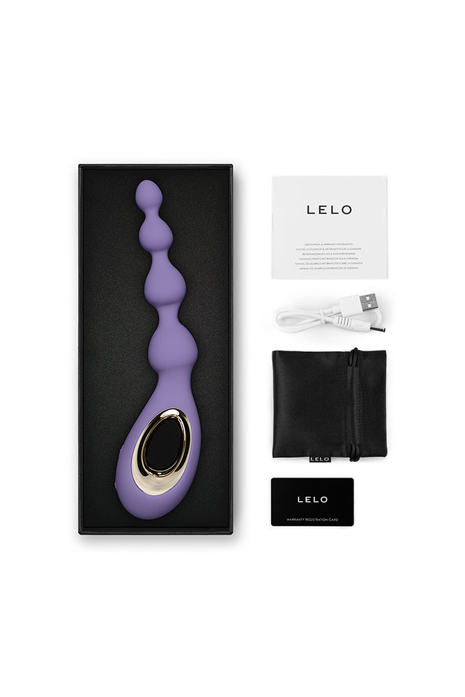 Lelo - Soraya Beads Vibrating Beaded Massager - Purple - Stag Shop