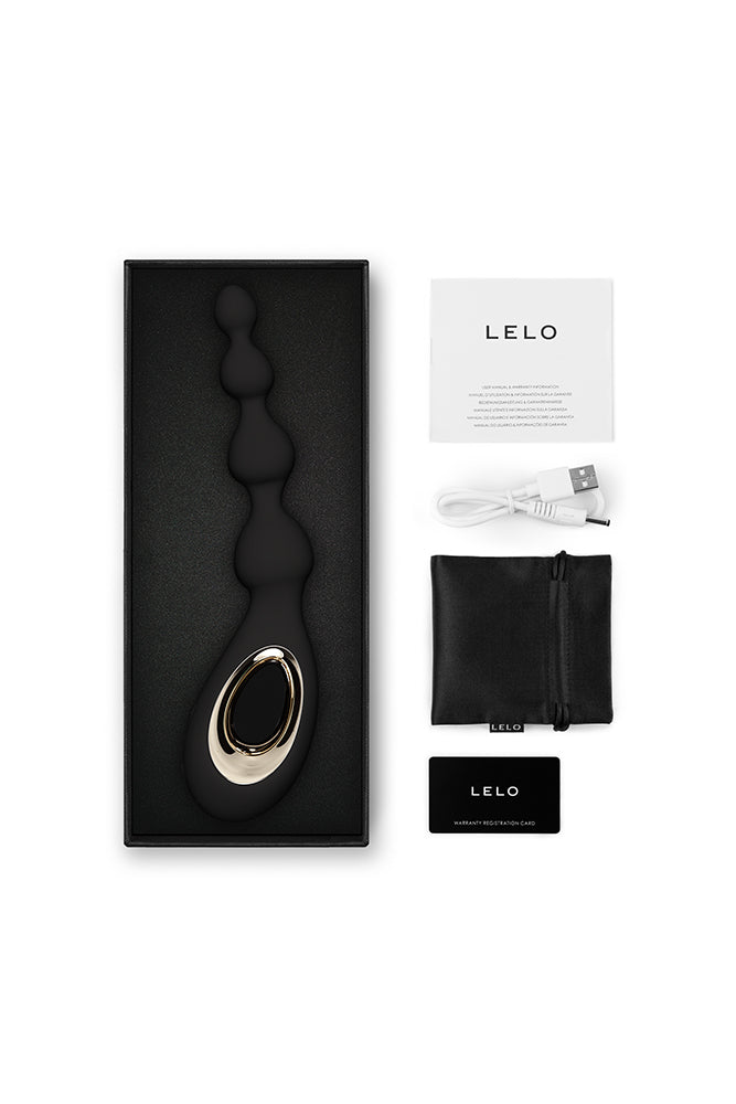 Lelo - Soraya Beads Vibrating Beaded Massager - Black - Stag Shop