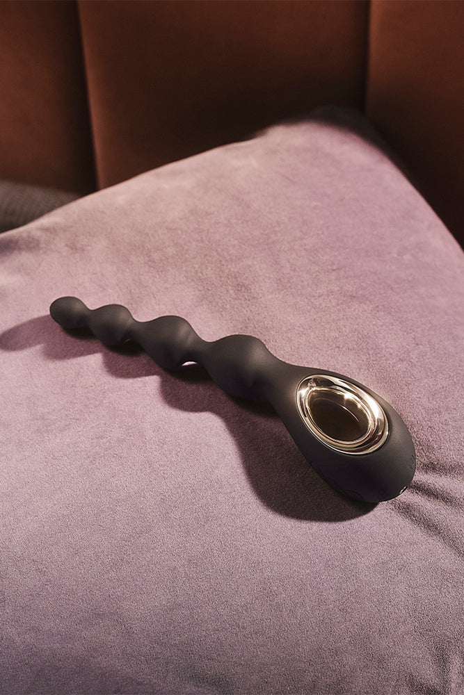 Lelo - Soraya Beads Vibrating Beaded Massager - Black - Stag Shop