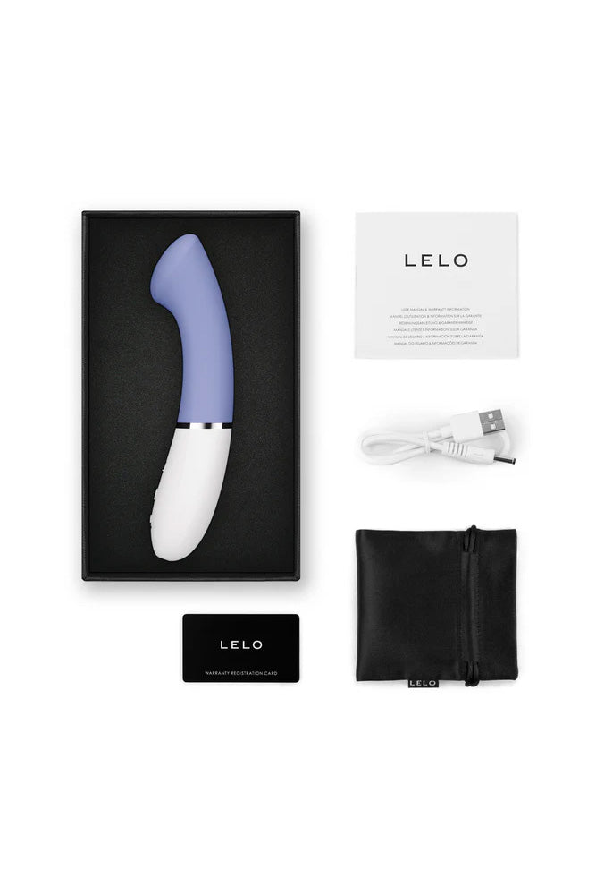 Lelo - Gigi 3 App-Controlled G-Spot Vibrator - Blue - Stag Shop