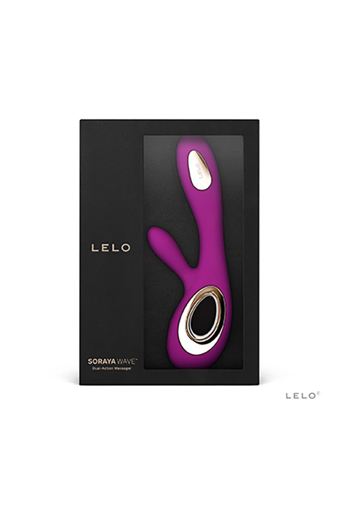 Lelo - Soraya Wave Rabbit Vibrator - Deep Rose - Stag Shop