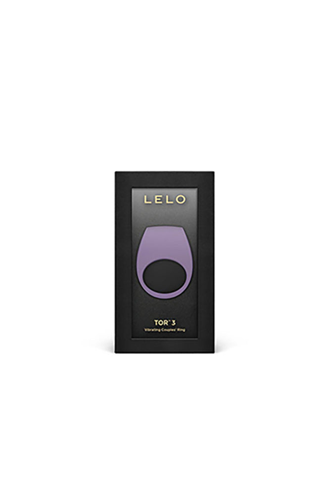 Lelo - Tor 3 Vibrating Cock Ring with App Control - Purple - Stag Shop