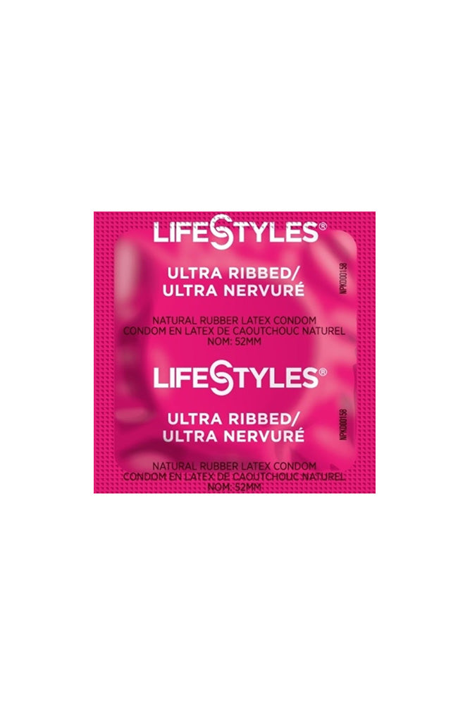 LifeStyles - Ultra Ribbed Condoms - 3 Pack - Stag Shop