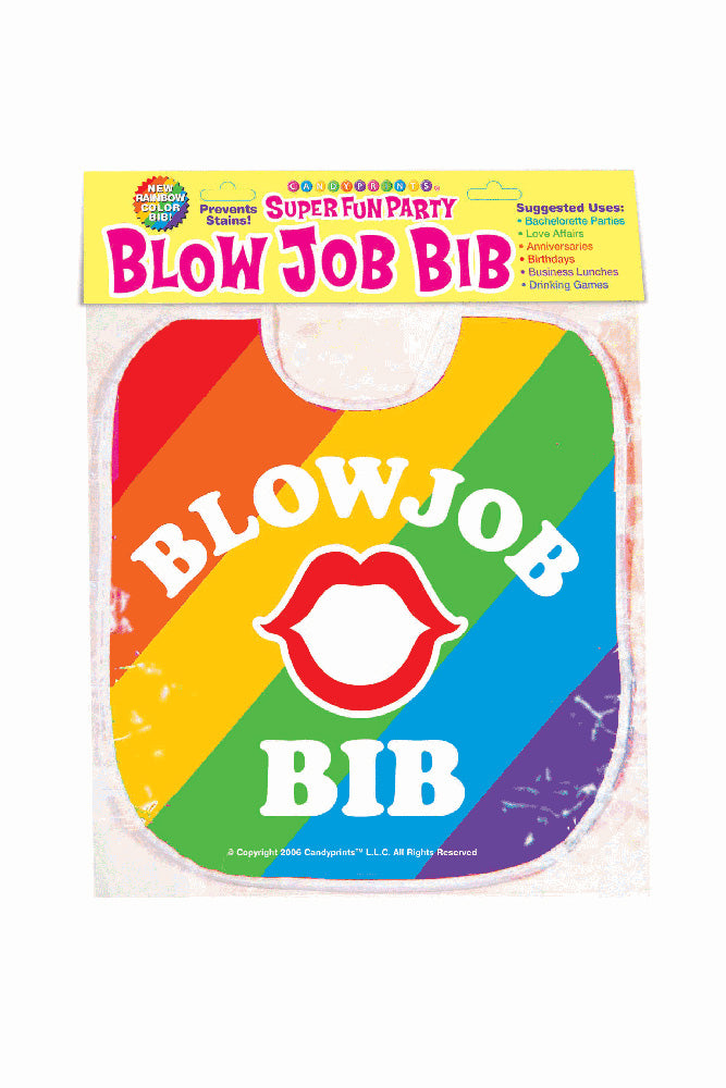 Little Genie - Blow Job Bib - Rainbow - Stag Shop
