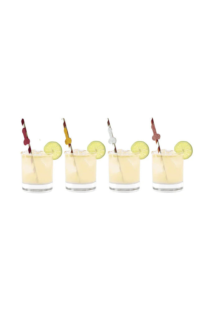 Little Genie - Glitterati - Penis Cocktail Straws - Stag Shop
