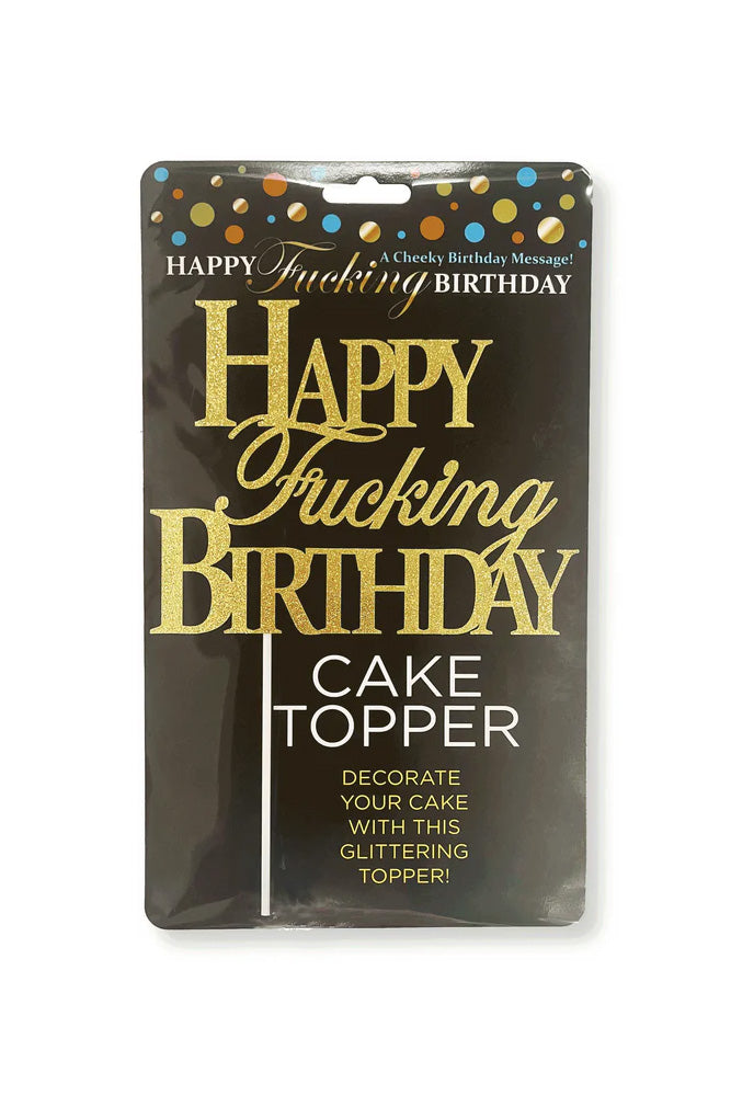 Little Genie - Happy Fucking Birthday Cake Topper - Stag Shop