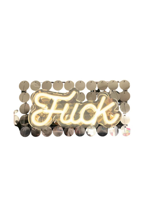 Little Genie - Neon Light Up Fuck Sign - Stag Shop