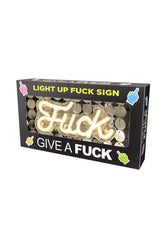Little Genie - Neon Light Up Fuck Sign - Stag Shop