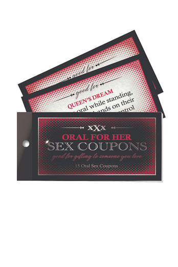 Little Genie - Oral Sex Coupons For Him or Her - Stag Shop