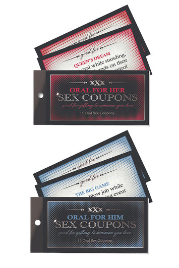 Little Genie - Oral Sex Coupons For Him or Her - Stag Shop