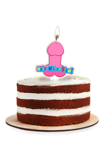 Little Genie - Make a Wish and Blow Penis Candle - Stag Shop