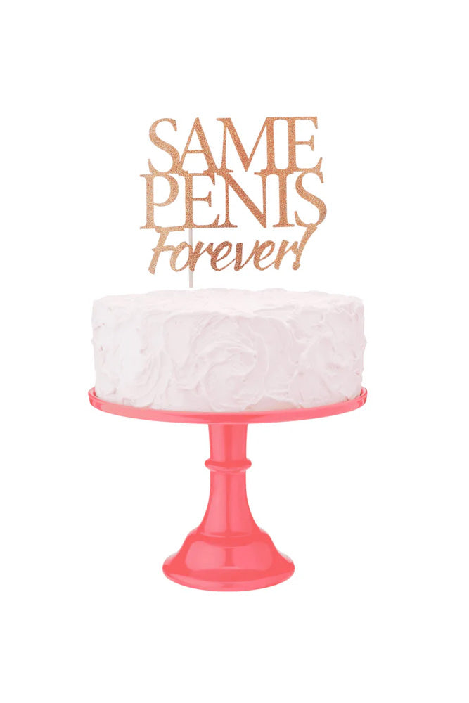 Little Genie - Glitterati - Same Penis Forever Cake Topper - Stag Shop