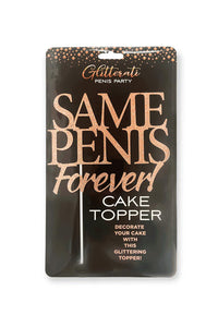 Thumbnail for Little Genie - Glitterati - Same Penis Forever Cake Topper - Stag Shop