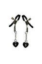 Little Genie - Sexy AF Nipple Clamps With Padlock Heart Charms - Stag Shop