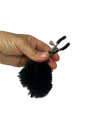 Little Genie - Sexy AF Nipple Clamps With Faux Fur Puffs - Stag Shop