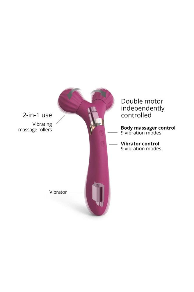 Love to Love - Fireball Body Massager & Vibrator - Plum - Stag Shop