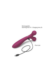 Love to Love - Fireball Body Massager & Vibrator - Plum - Stag Shop