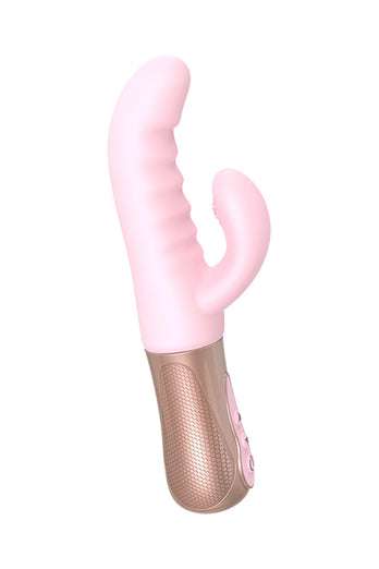Love to Love - Sassy Bunny Thrusting Rabbit Vibrator - Pink - Stag Shop