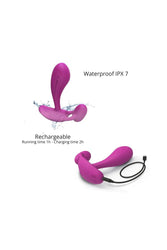 Love to Love - Witty G/P Spot Vibrator with Remote Control - Purple - Stag Shop