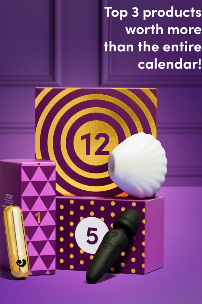 Lovehoney - Indulge 12 Day Advent Calendar With Venus Glow Clitoral Stimulator - Stag Shop