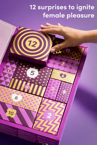 Thumbnail for Lovehoney - Indulge 12 Day Advent Calendar With Venus Glow Clitoral Stimulator - Stag Shop