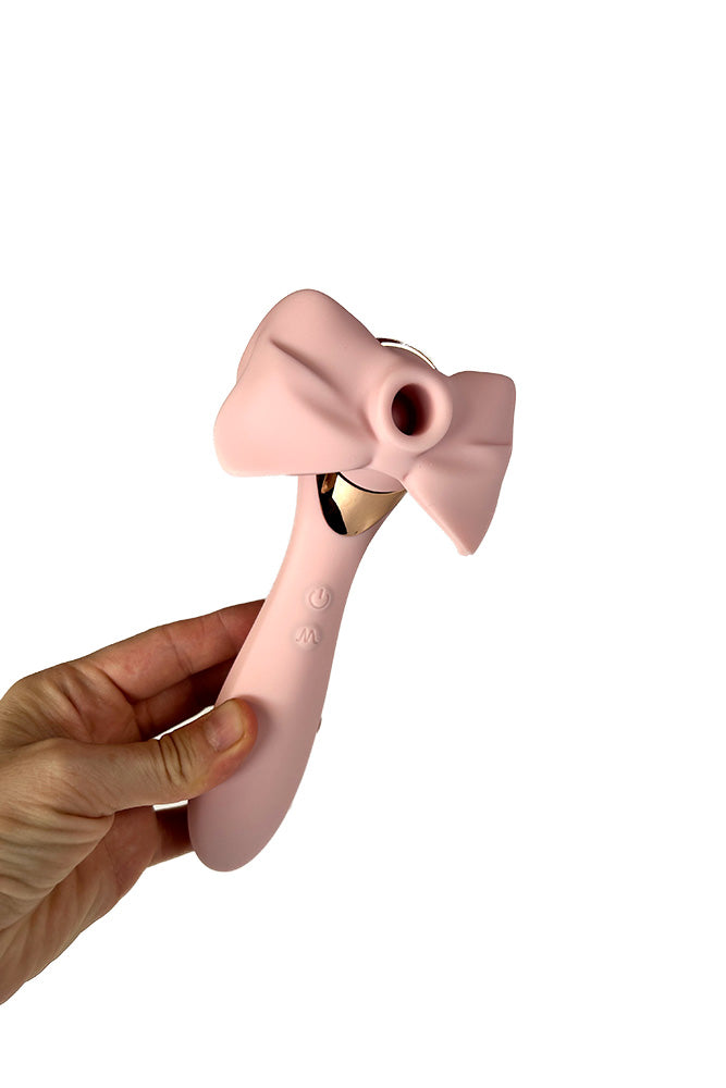 Shots Toys - Loveline - Darling Dual End AirTap Clitoral Simulator & Vibrator - Stag Shop