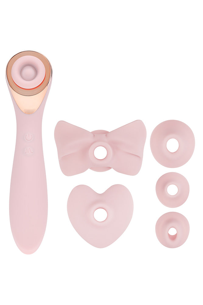 Shots Toys - Loveline - Darling Dual End AirTap Clitoral Simulator & Vibrator - Stag Shop