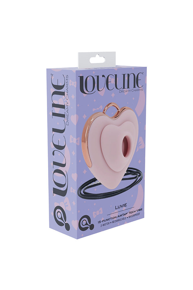 Shots Toys - Loveline - Luvie AirTap Clitoral Simulator Necklace - Stag Shop