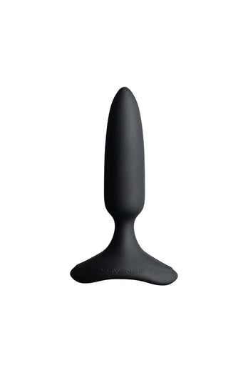 Lovense - Hush 2 Bluetooth Vibrating Butt Plug - Black - Various Sizes - Stag Shop