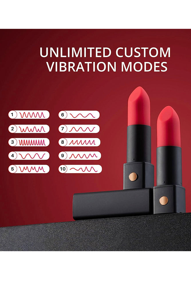 Lovense - Exomoon Bluetooth Bullet Vibrator - Black - Stag Shop