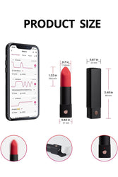 Lovense - Exomoon Bluetooth Bullet Vibrator - Black - Stag Shop